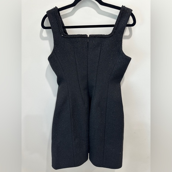 Maje short rinestone dress, Elegant Black Sleeveless Dress size 36. NEW - Picture 6 of 16